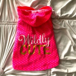 Sleeveless hoodie for Yorkshire terrier